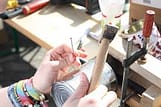 man crafting