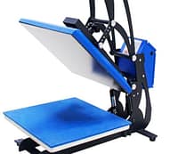 blue heat press machine