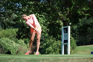golfing