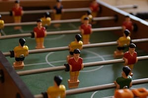 a foosbal table